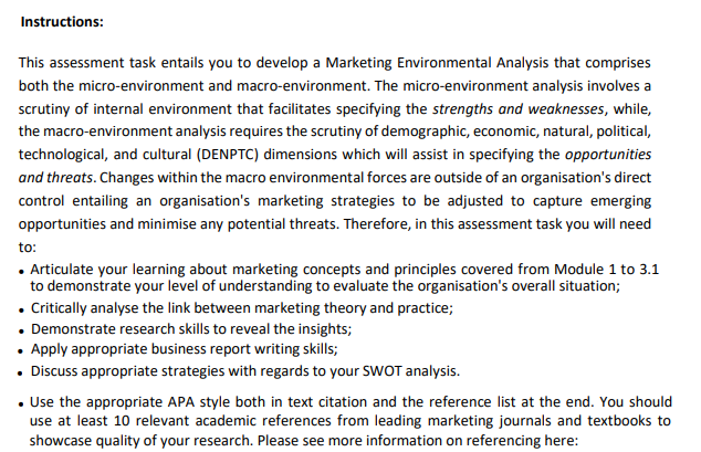MKT600/MKTG6002 Marketing Assignment Sample Paper-2