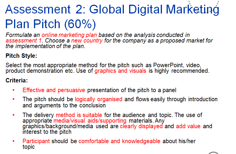 Global Marketing and Digital Business Sample Paper-1