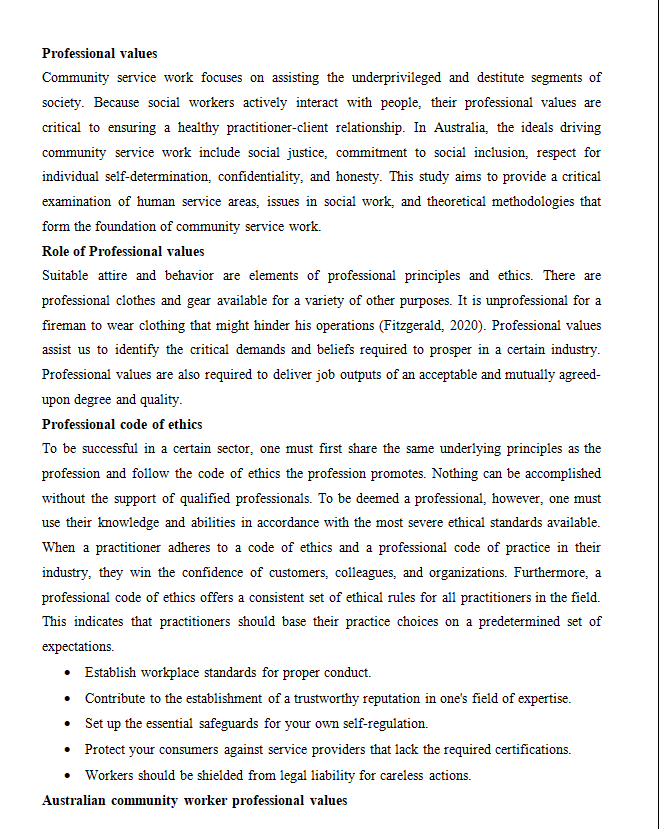 WEL101A Introduction to Community Services Sample Paper-1