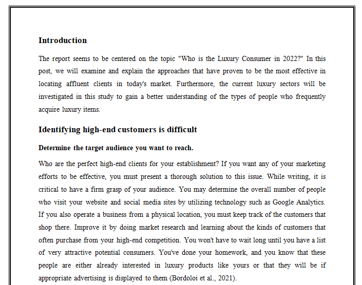 EBSC7440 Understanding the Luxury Consumer Sample Paper-2