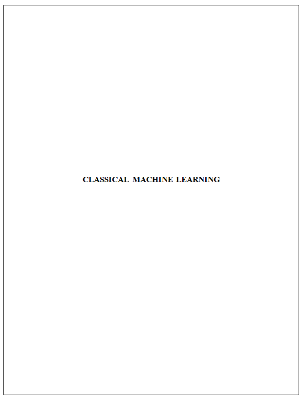CI7520 Classical Machine Learning Sample Paper-1