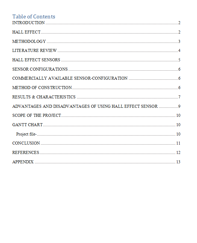 MSc Individual Research Project Sample Paper-2